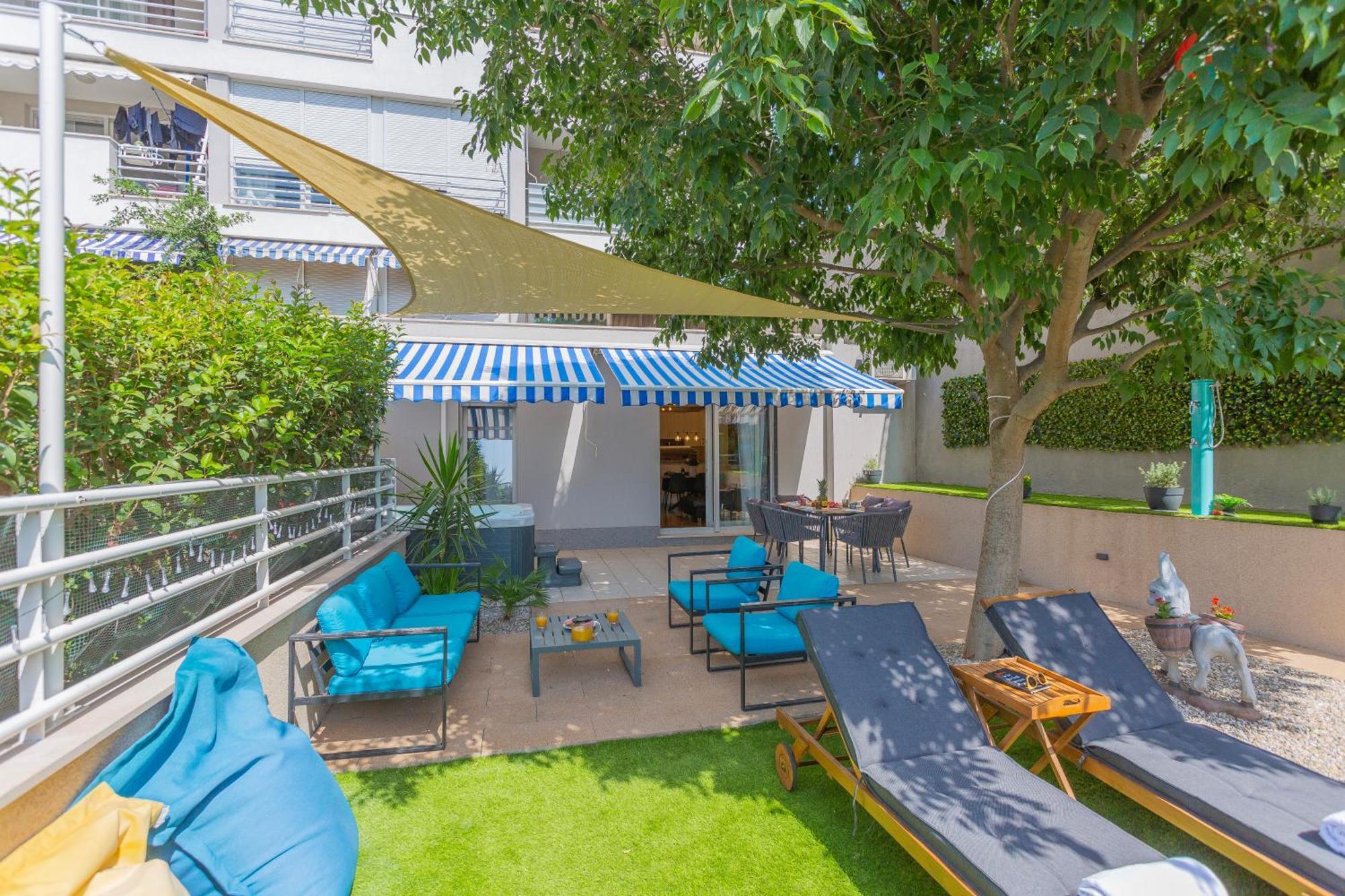 New Delux Green Garden Apartment With Hotube **** Split Zewnętrze zdjęcie